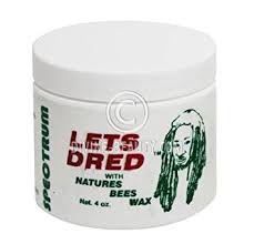 LET'S DRED WITH NATURES BEES WAX 4 OZ