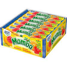 Mamba Fruit Chew Tropics Stick 24 ct 2.8 oz