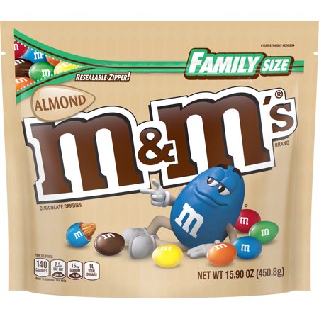 M&M’S CHOCOLATE ALMOND 15.9 OZ