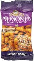 Madi K's Roasted Salted Almonds, 2-oz. Bags