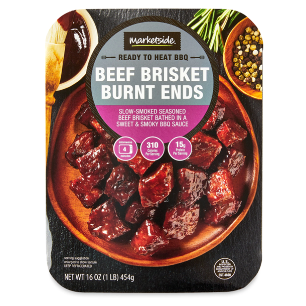 Beef Brisket Chunk Burnt Ends in Sauce-Naturally Smoked-16oz