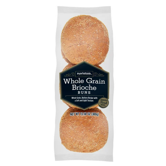 Whole Grain Brioche Buns, 10.6 oz, 6 Count