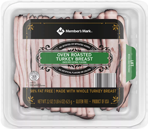 Members  Oven Roasted Turkey Breast, 22 oz