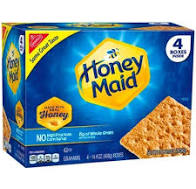 NABISCO HONEY MAID 4 PAK IN BOX 14.4 OZ ea. pack