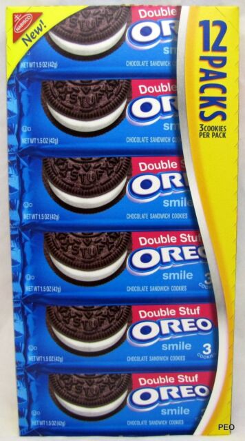 NABISCO OREO Chocolate Sandwich Cookies, 12 Snack