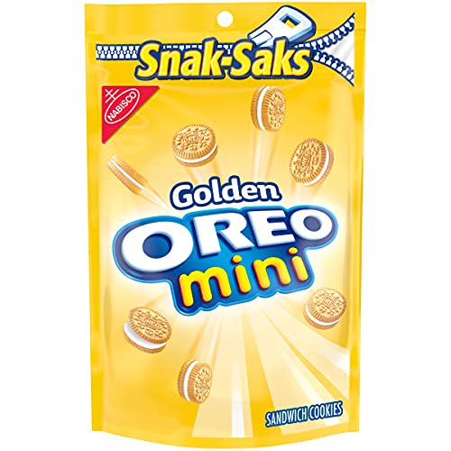 NABISCO SNAK SAK BITE SIZE OREO GOLDEN 3 OZ