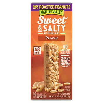 NATURE VALLEY SWEET & SALTY NUTS PEANUTS 48.12 OZ 48 BARS