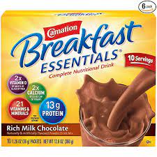 NESTLE CARNATION BREAKFAST MILK CHOCOLATE 12.6 OZ 10 CT