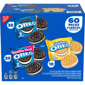 Nabisco Oreo Cookies, Variety, 60 ct