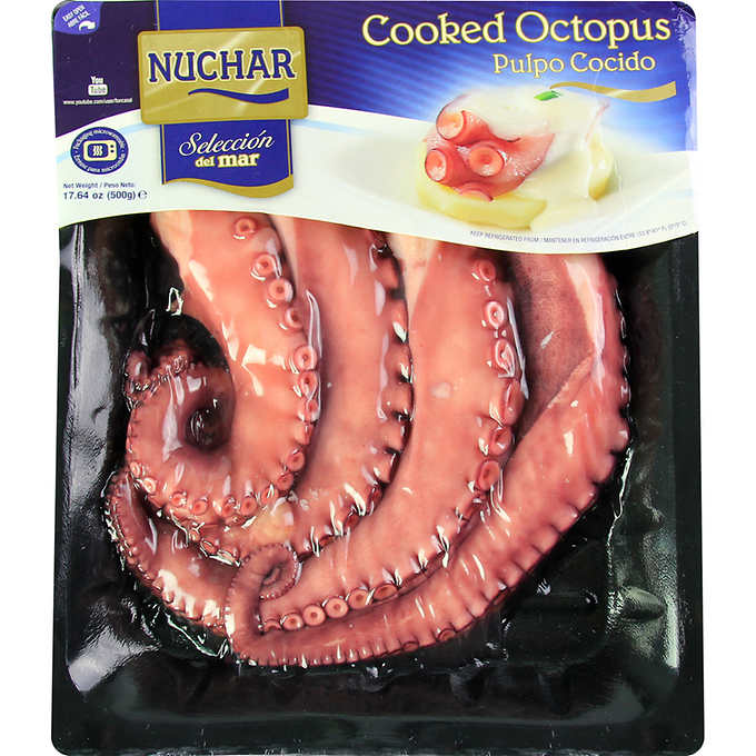 Nuchar Cooked Octopus, 17.6 oz