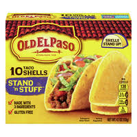 OLD EL PASO STAND N STUFF SOFT FLOUR TACO mild taco sauce