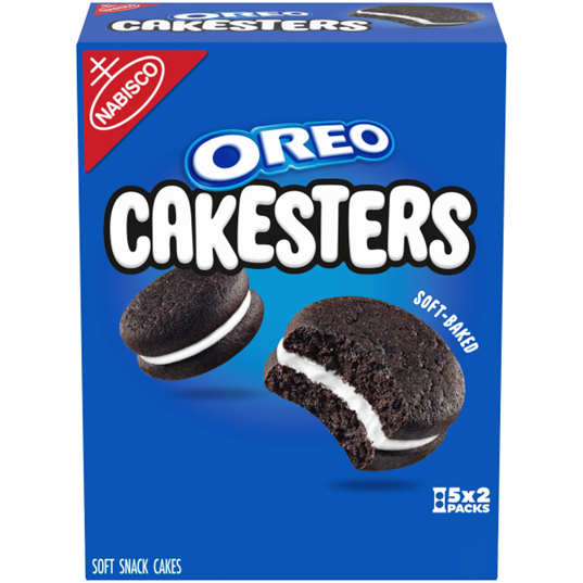 OREO Cakesters Soft Snack Cakes, 5 - 2.02 oz Snack Pack