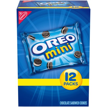 OREO Mini Chocolate Sandwich Cookies, 12 - 1 oz Snack Packs