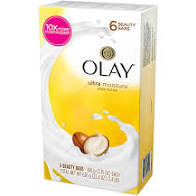 Olay Moisture Outlast Ultra Moisture Shea Butter Beauty Bar 3.75 oz, 6-8 count