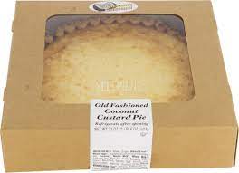 Old Fashioned Coconut Custard Pie 24 oz