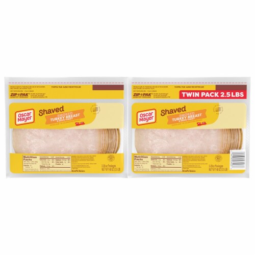 Oscar Mayer Extra-Lean Smoked Turkey Breast Sliced Lunch Meat, 2 pk./20 oz. 40oz