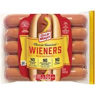 Oscar Mayer Jumbo Wieners CHICKEN & PORK 8 count 16 oz,
