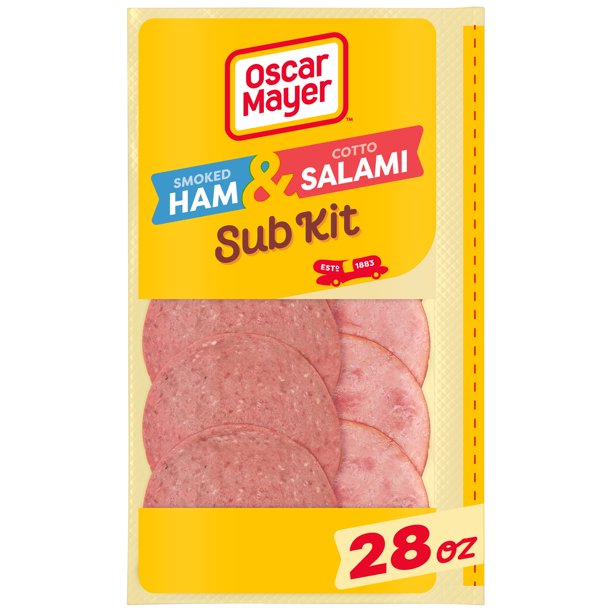 Oscar Mayer Smoked Ham & Cotto Salami Sub Kit, 28 oz Pack