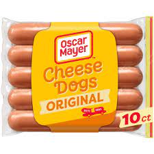 Oscar Mayer Uncured Cheese Hot Dogs, 10 Ct Pack