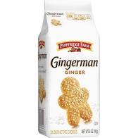 PEPPERIDGE FARM  GINGERMAN COOKIES 5 OZ