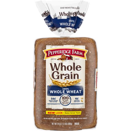 PEPPERIDGE FARM WHOLE WHEAT BREAD 24 OZ