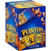 PLANTERS HONEY ROASTED CASHEWS TUBE 2 oz. Tube - 15 CT