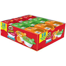 PRINGLES 18 PK Original,  Sour Cream, Cheddar12.69 OZ