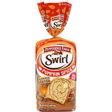 Pepperidge Farm Pumpkin Swirl Bread (Winter Season Product)