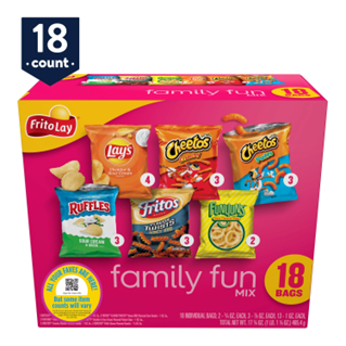 VARIETY CHIPS 18 PK