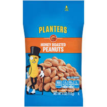 Planters Honey Roasted Peanuts, 4 oz
