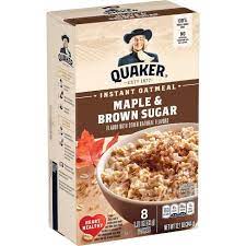 Quaker Oats Maple Brown Sugar 8.4 oz 8 packet