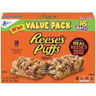 REESE’S PUFF TREAT BARS 16 CT