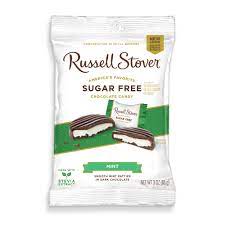 Russell Stover sugar free Chocolate Mint Patties 1.5 oz