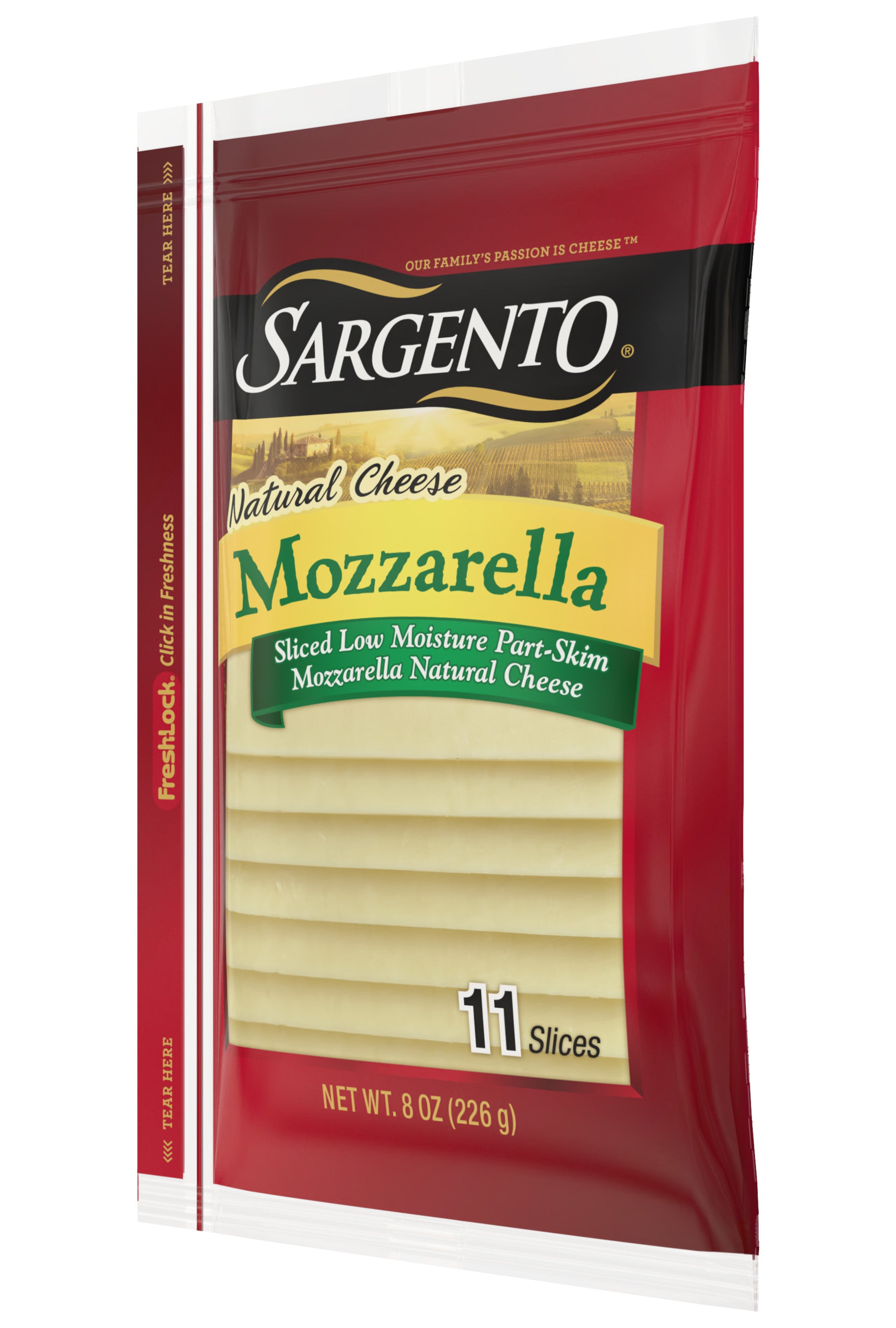 Sargento Sliced Mozzarella Natural Cheese, 11 Slices