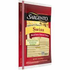 SARGENTO NATURAL DELI AGED SWISS CHEESE 11 CT 7 OZ