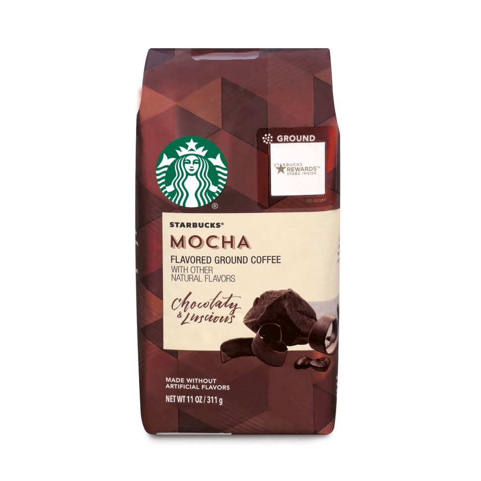 STARBUCKS NATURAL MOCHA FLAVOR 100% Arabica 12 OZ