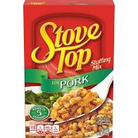 STOVE TOP STUFFING MIX PORK 6 OZ