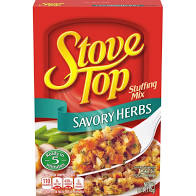 STOVE TOP STUFFING MIX SAVORY HERBS 6 OZ