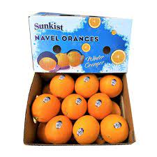 SUNKIST NAVEL ORANGE BOX SWEET & SEEDLESS