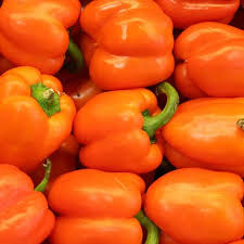 SWEET ORANGE BELL PEPPERS 6 CT