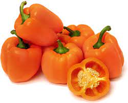 SWEET ORANGE BELL PEPPERS 6 CT