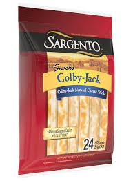 Sargento Colby-Jack Natural Cheese Snack Sticks, 12-Count