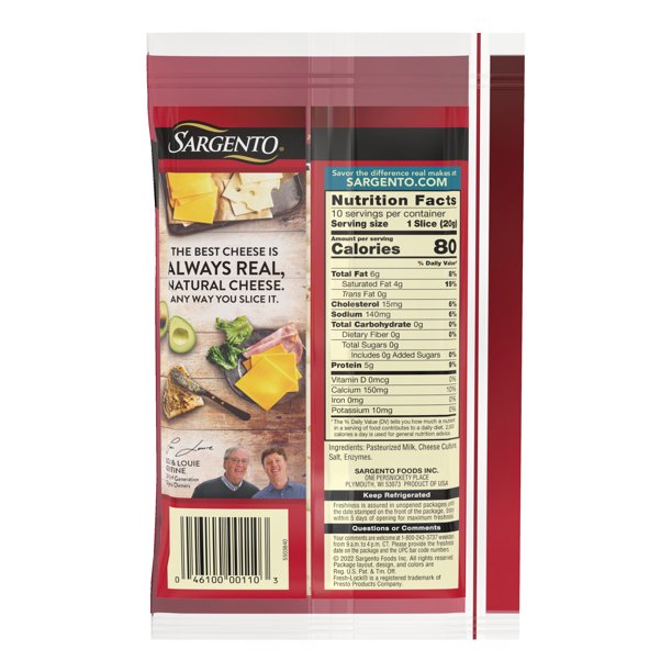 Sargento Sliced Havarti Natural Cheese, 10 slices 7 OZ