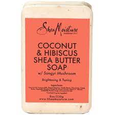 Shea Moisture Coconut & Hibiscus Shea Butter Soap, 8.0 OZ