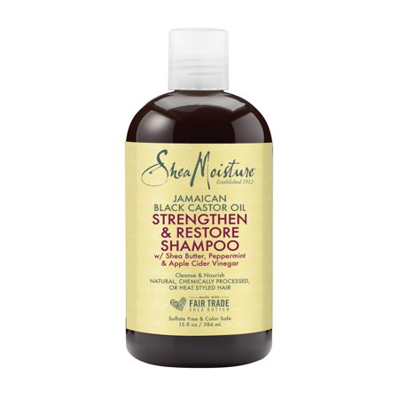 SheaMoisture Jamaican Black Castor Oil Strengthen & Grow Shampoo, 13 Oz
