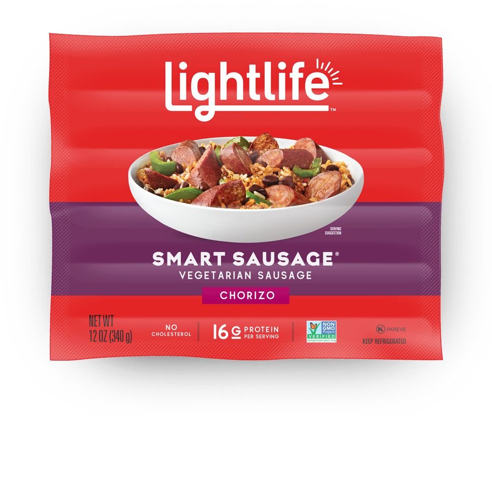 LightLife Plant-Based Smart Vegetarian Chorizo Sausage 12 oz