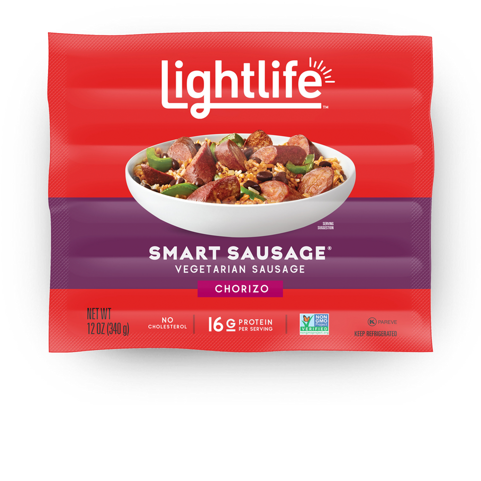 LightLife Plant-Based Smart Vegetarian Chorizo Sausage 12 oz