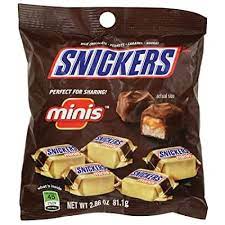 SNICKERS Mini Snickers Candy, 2.86-oz. Bags