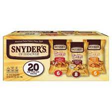 Snyder's of Hanover Pretzel Pieces Variety Pack (2.25 oz., 20 ct.)