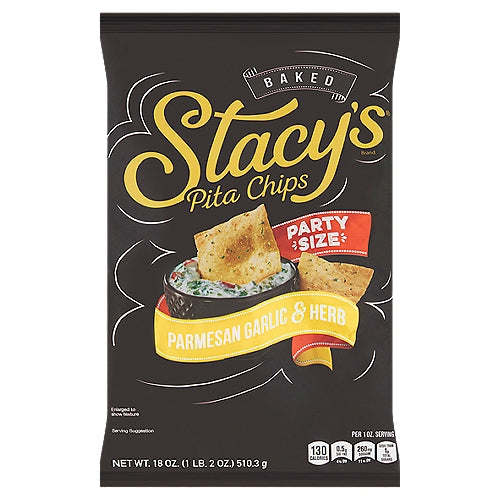 Stacy's Baked Parmesan Garlic & Herb Pita Chips Party Size, 16 oz